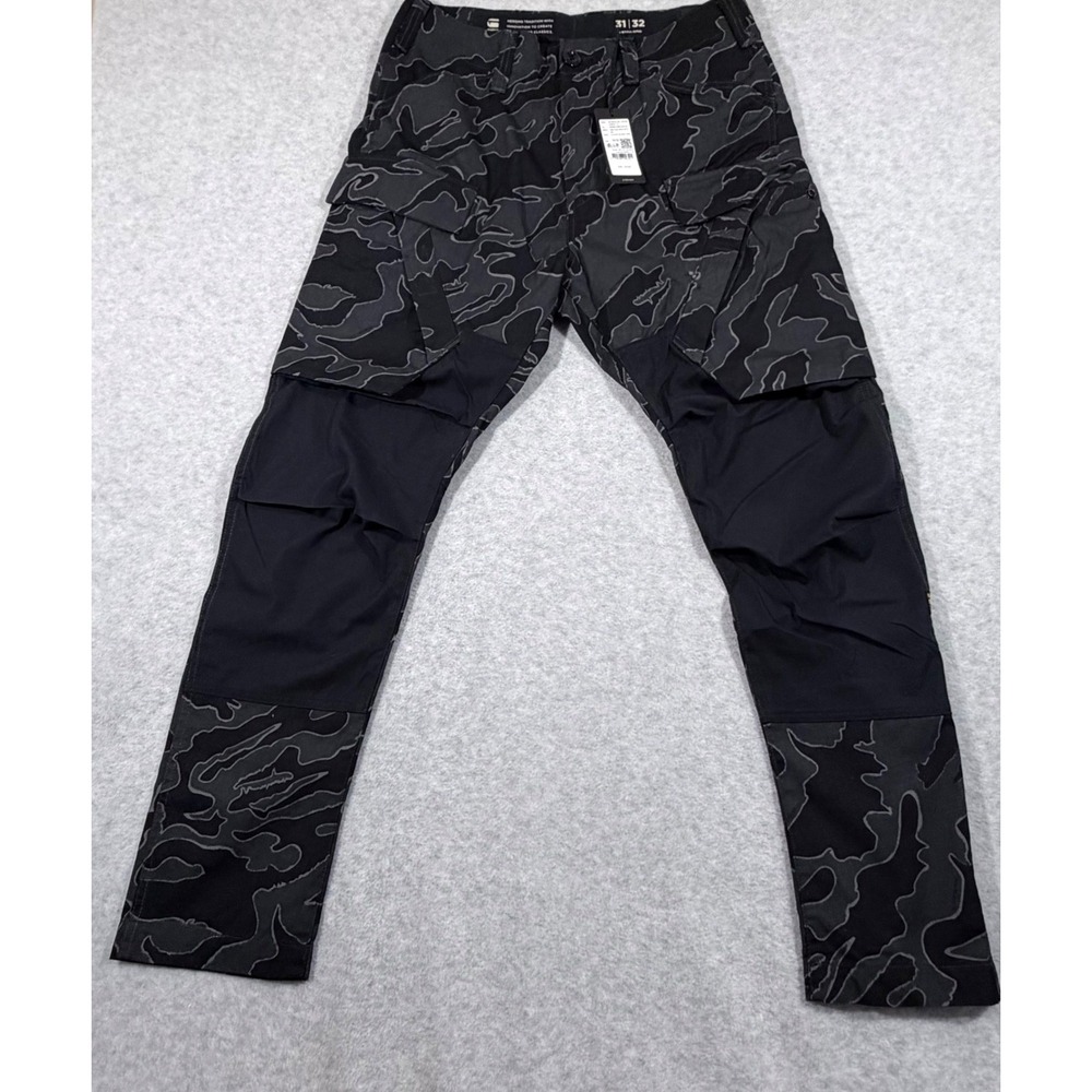 G-Star RAW 3D Regular Tapered Cargo 3.0 Men 31/32 Cloack island Camo NWT Ripstop